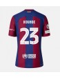 Barcelona Jules Kounde #23 Replika Hemmakläder 2023-24 Kortärmad